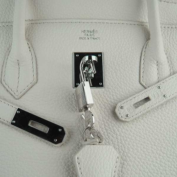 Replica Hermes Birkin 40CM Togo Bag Off-White 6099 Online - Click Image to Close